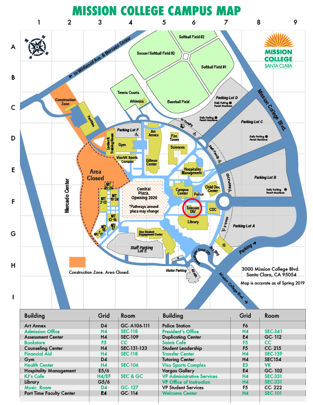 Campus Map TAV