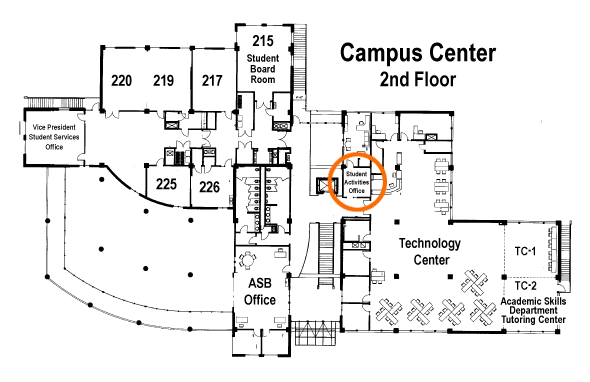 Student Activities Office Location