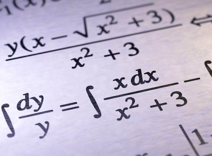 Calculus symbols.