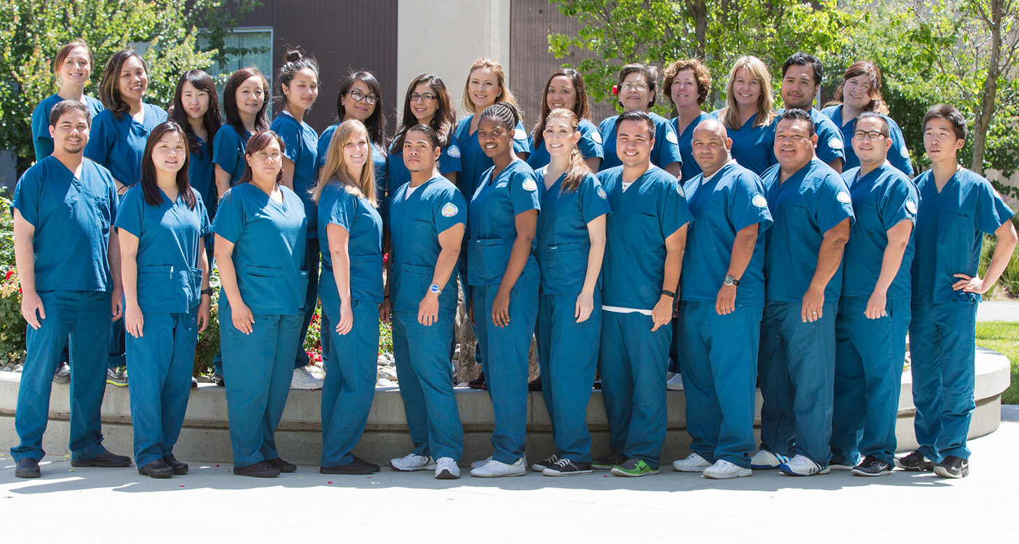 group of nursing graduates