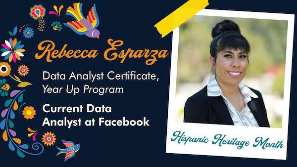 Rebecca Esparza, Data Analyst Certificate, Year Up Program.