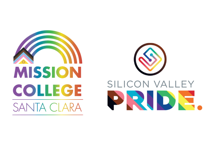 Mission College and Silicon Valley Pride logos